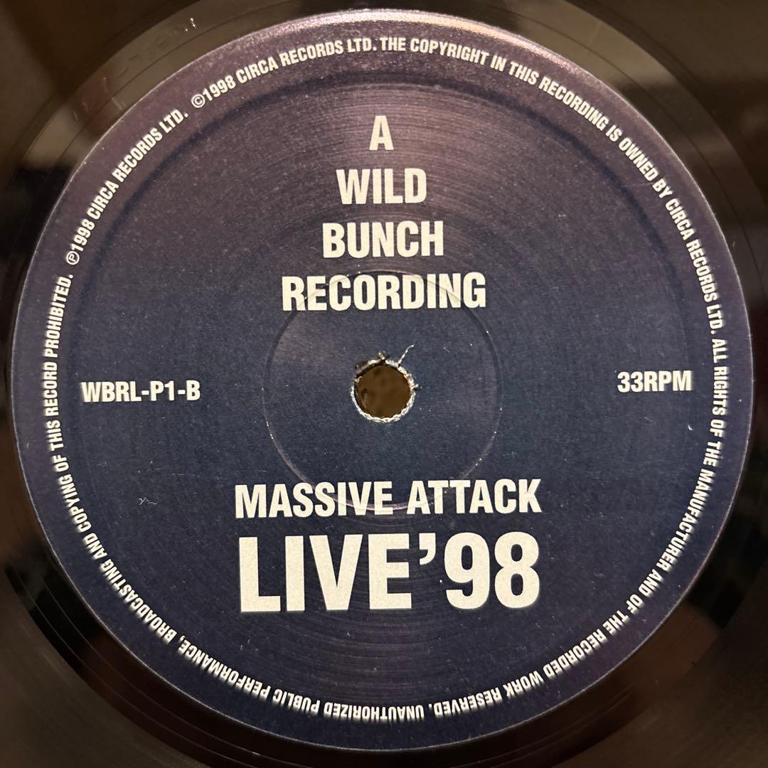 Massive Attack Live '98 レコード マッシヴ・アタック