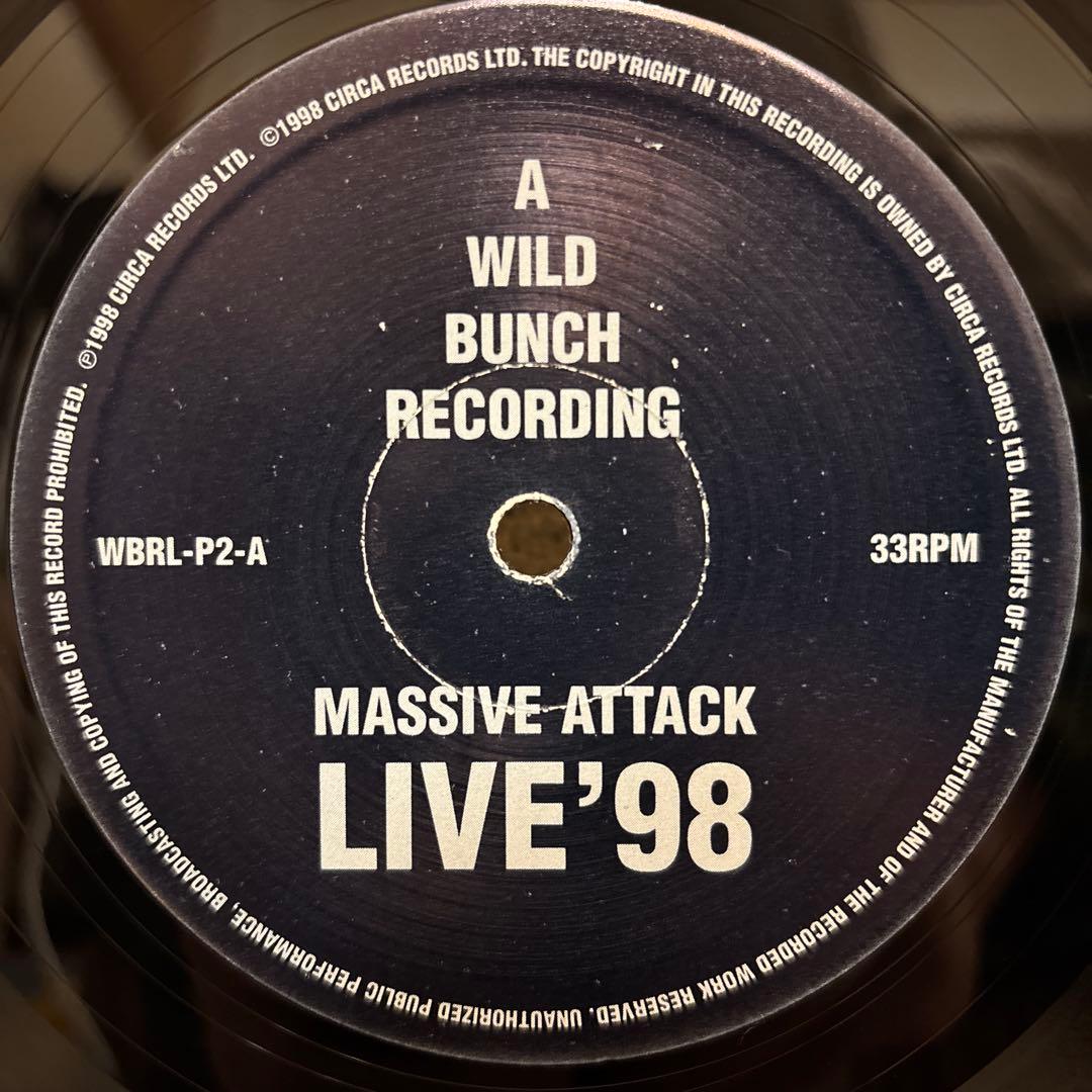 Massive Attack Live '98 レコード マッシヴ・アタック