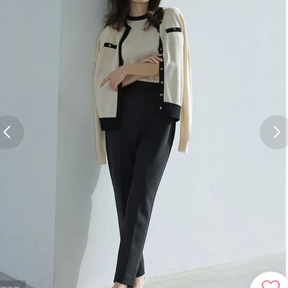 美品✨️anuans シルクブレンドアンサンブルニットセット