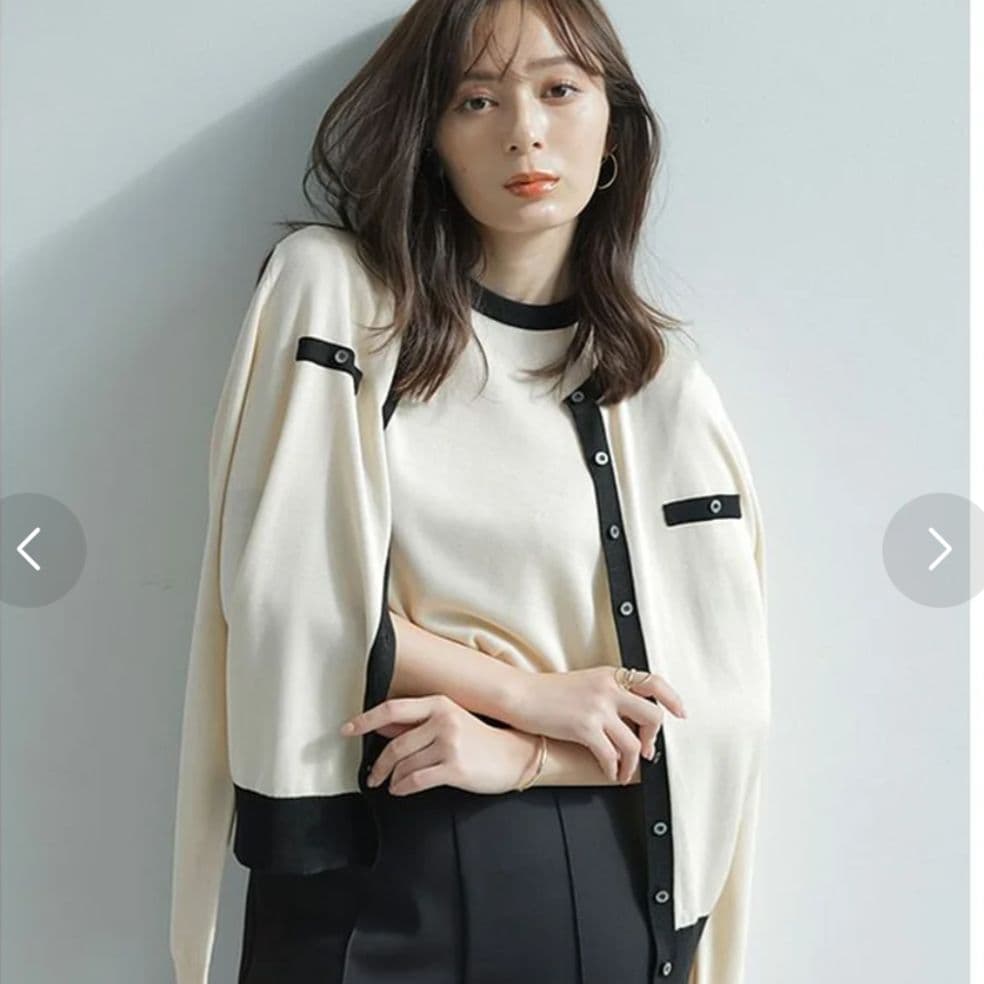 美品✨️anuans シルクブレンドアンサンブルニットセット