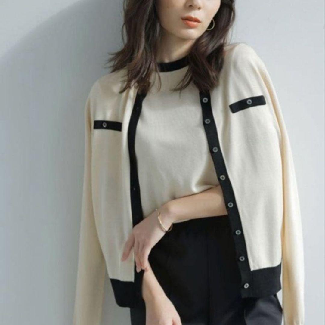 美品✨️anuans シルクブレンドアンサンブルニットセット