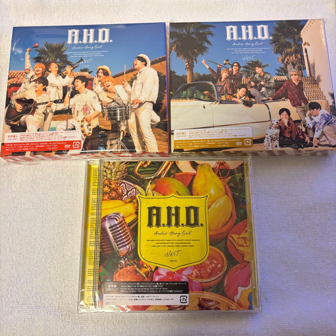 WEST. A.H.O. -Audio Hang Out- 3点セット