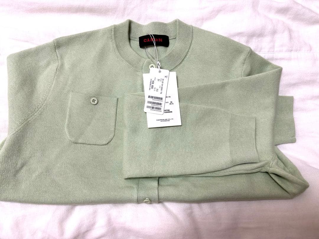 キャバン CABaN 定番コットンカシミヤ クルーネックカーディガン