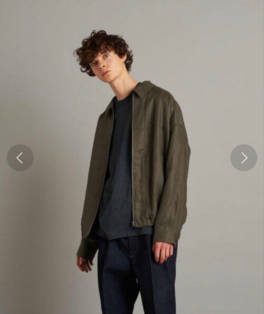 ＜Steven Alan＞ LINEN ZIP BALON BLOUSON
