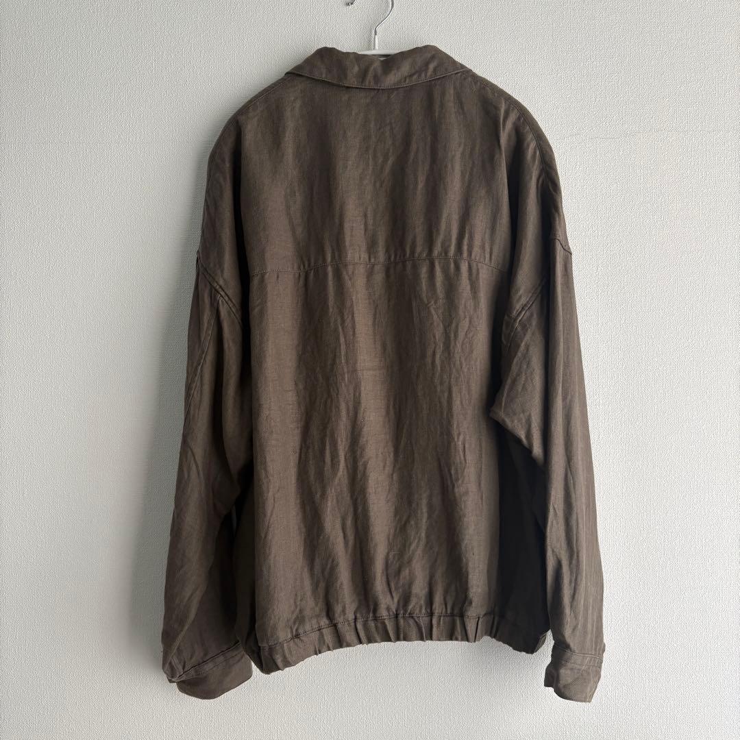 ＜Steven Alan＞ LINEN ZIP BALON BLOUSON