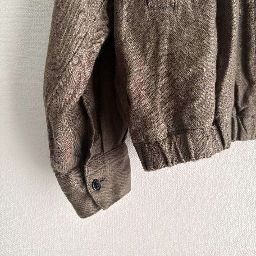 ＜Steven Alan＞ LINEN ZIP BALON BLOUSON