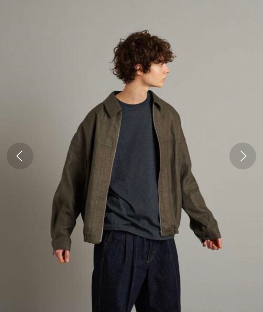 ＜Steven Alan＞ LINEN ZIP BALON BLOUSON