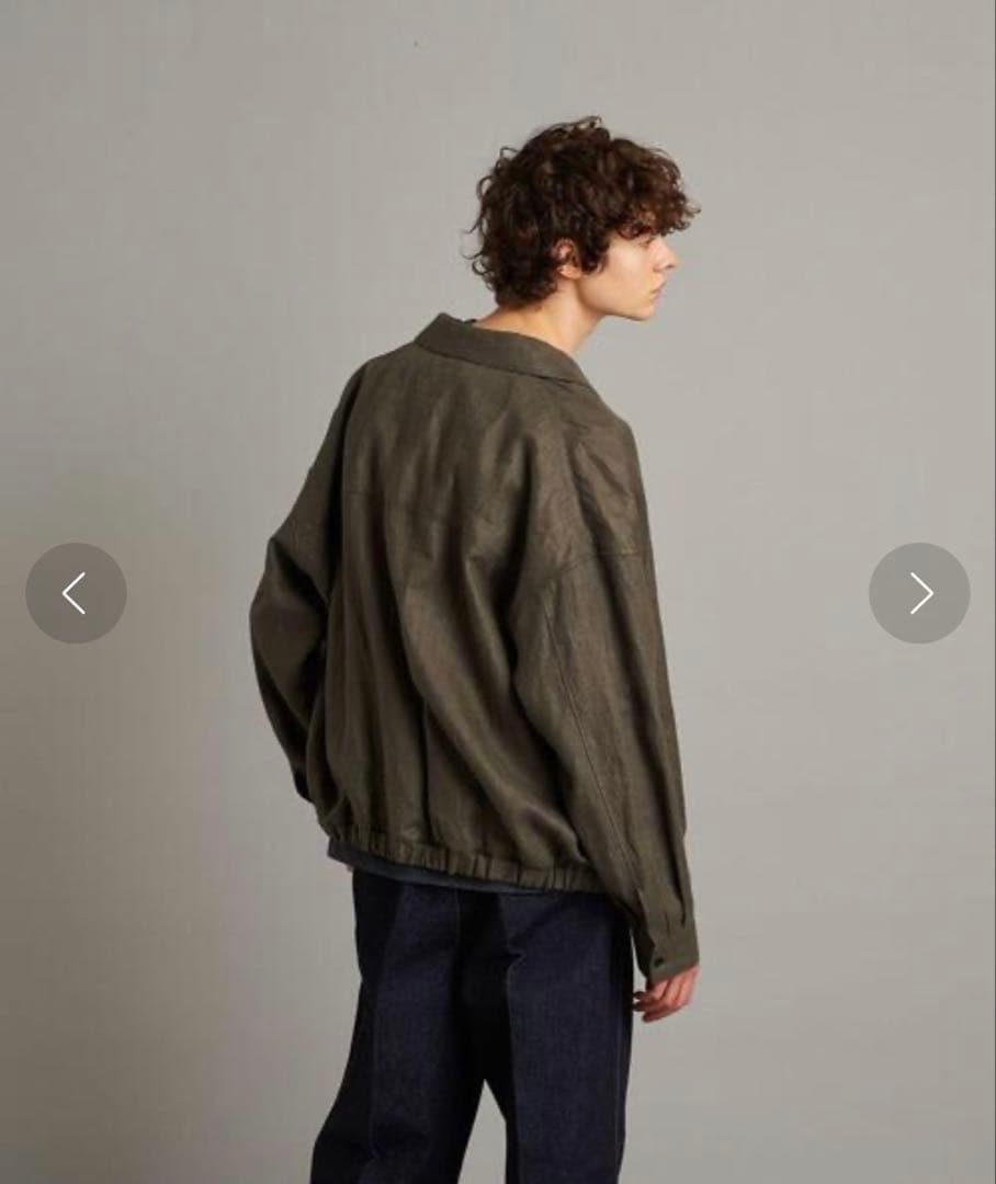 ＜Steven Alan＞ LINEN ZIP BALON BLOUSON