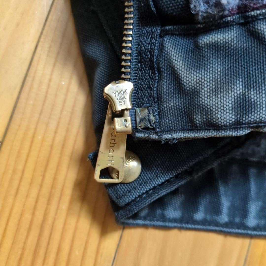 ダメージ！Carhartt DETROIT JACKETバックプリントSサイズ