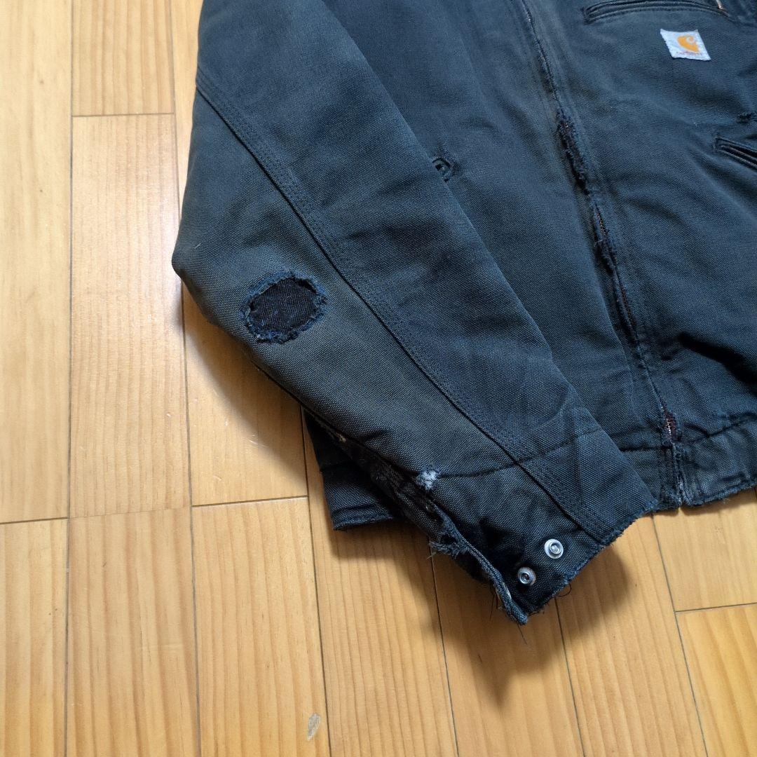 ダメージ！Carhartt DETROIT JACKETバックプリントSサイズ