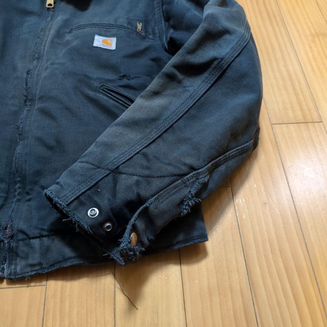 ダメージ！Carhartt DETROIT JACKETバックプリントSサイズ