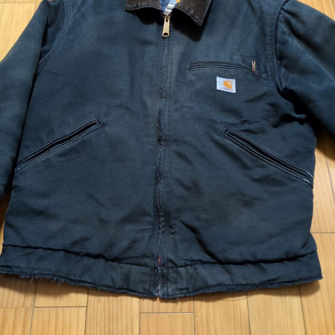 ダメージ！Carhartt DETROIT JACKETバックプリントSサイズ