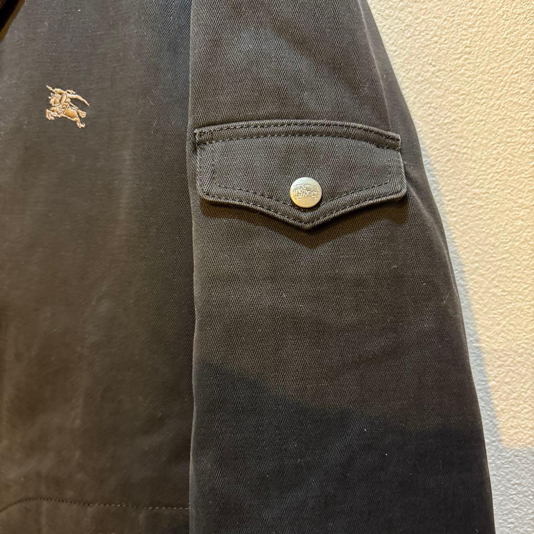 Burberry BLUERABEL メンズ　ブルゾン　Ｌ　春　黒ブラックデニム