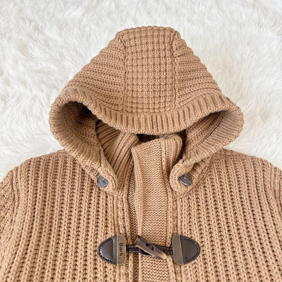 ✨希少✨ Bark ニットダッフルコート 美品 ウール イタリア製 キャメル M