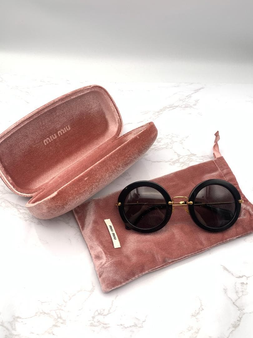 MIUMIU ラウンドサングラス