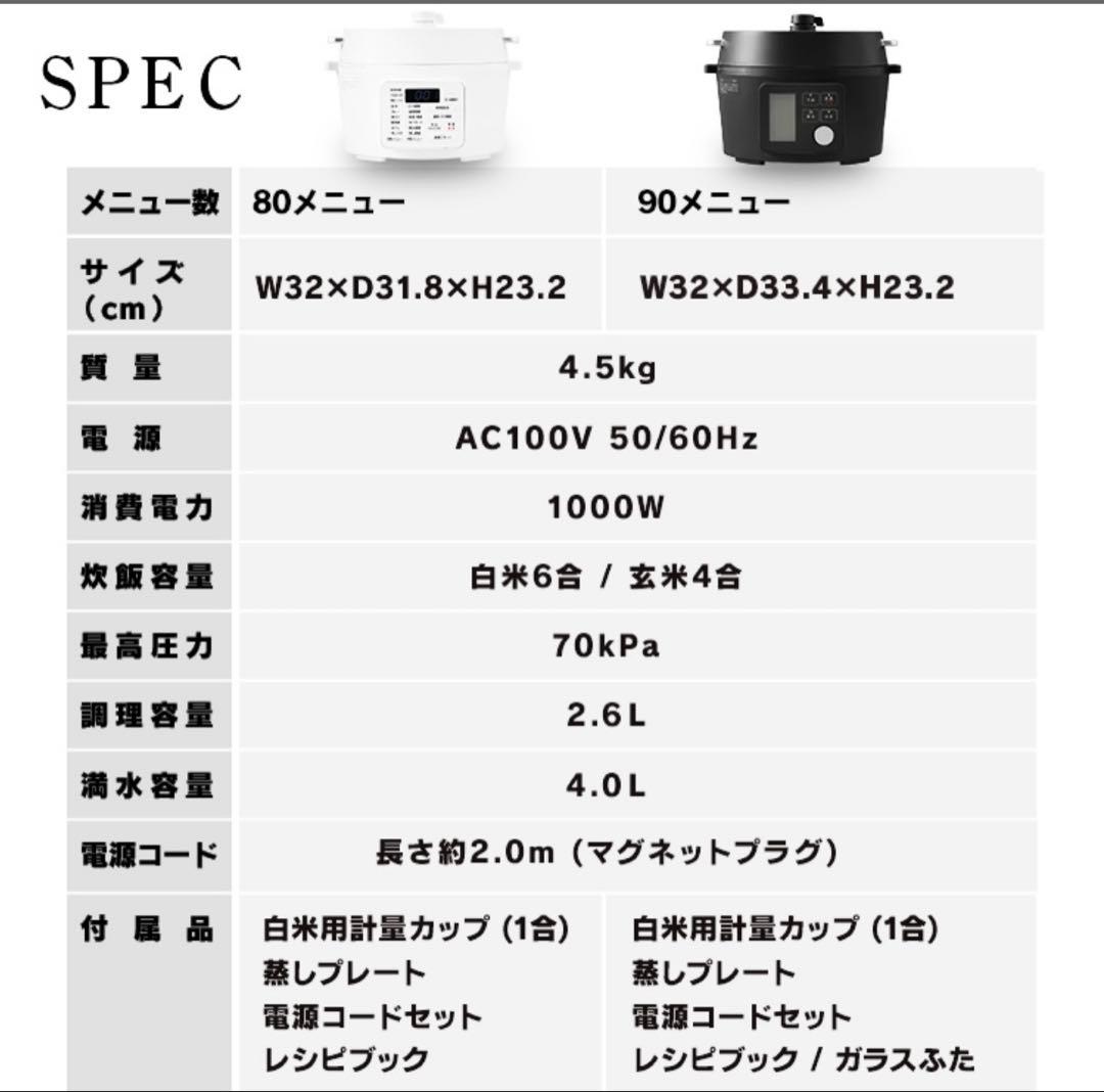 アイリスオーヤマ 電気圧力鍋 4L PMPC-MA4 ブラック