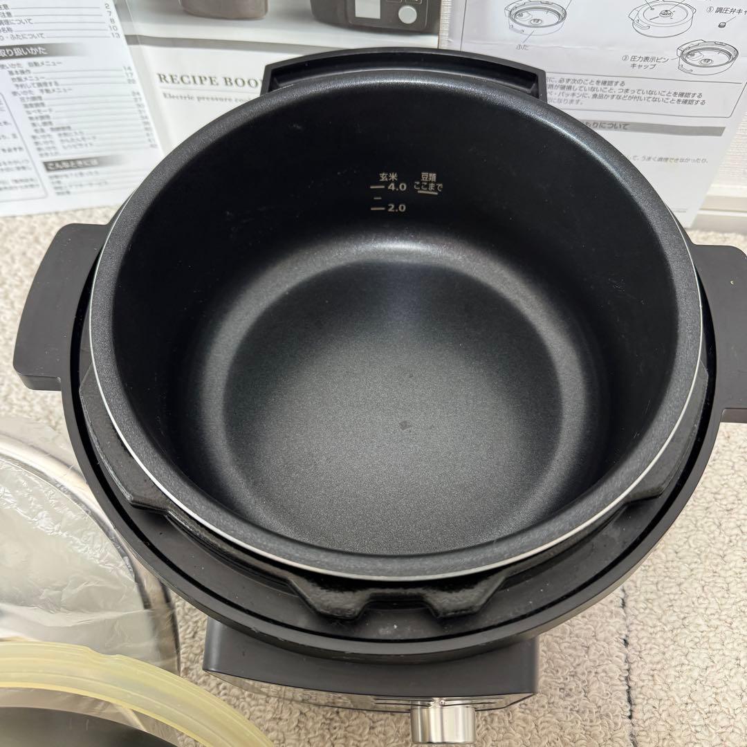 アイリスオーヤマ 電気圧力鍋 4L PMPC-MA4 ブラック