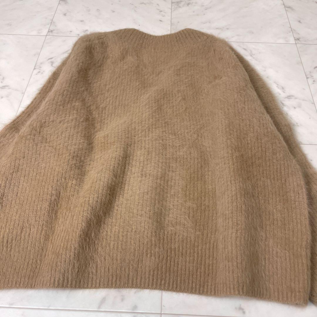 【未使用級】ガリャルダガランテ 23AW カシミヤ混カーディガン F キャメル