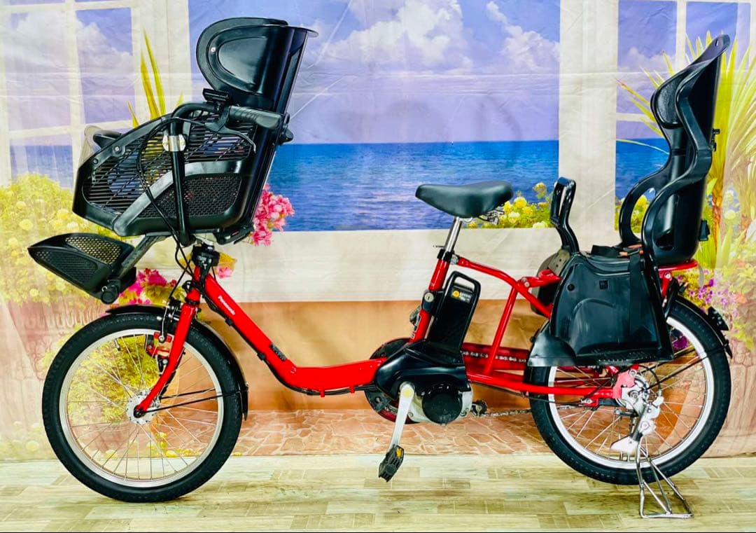 【限定価格！】ギュット⭐️12AHパナソニック子供乗せ電動アシスト自転車Y2229