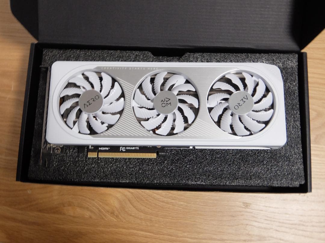 【動作確認済み製品保証】RTX 4060 AERO OC 8G 白グラボ 白pc