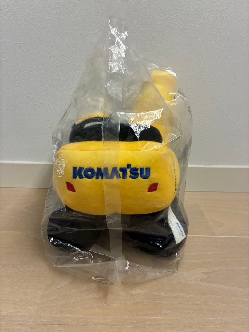 コマツ 建機 ぬいぐるみ 2つセット ショベルカー＆ダンプ
