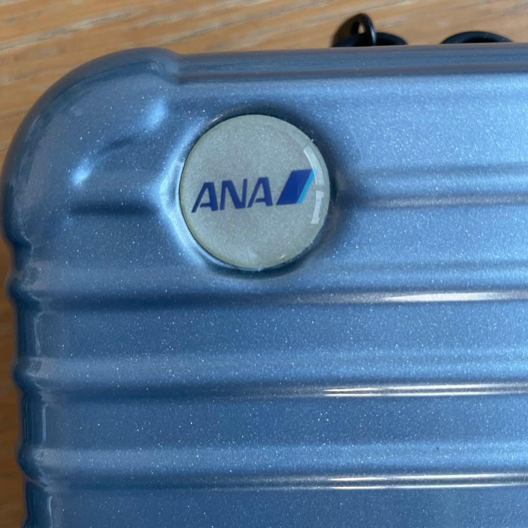ANA×RIMOWAトラベルポーチスカイブルー