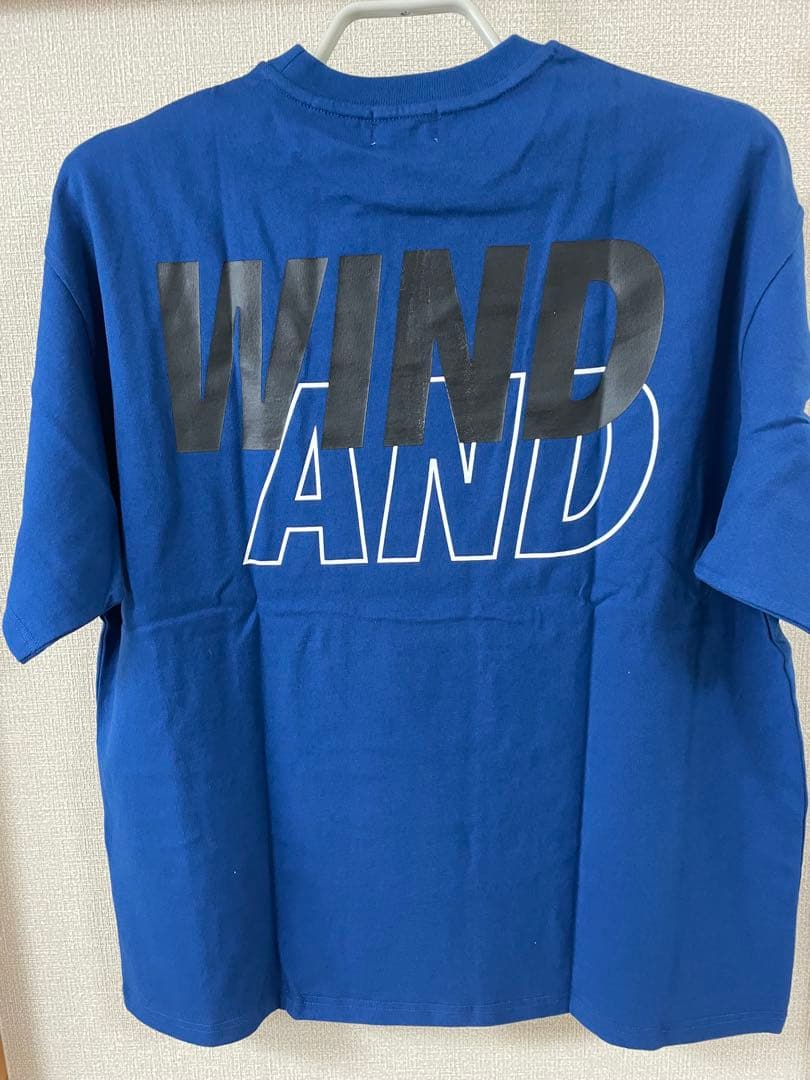 トップス WIND AND SEA TEE BLUE