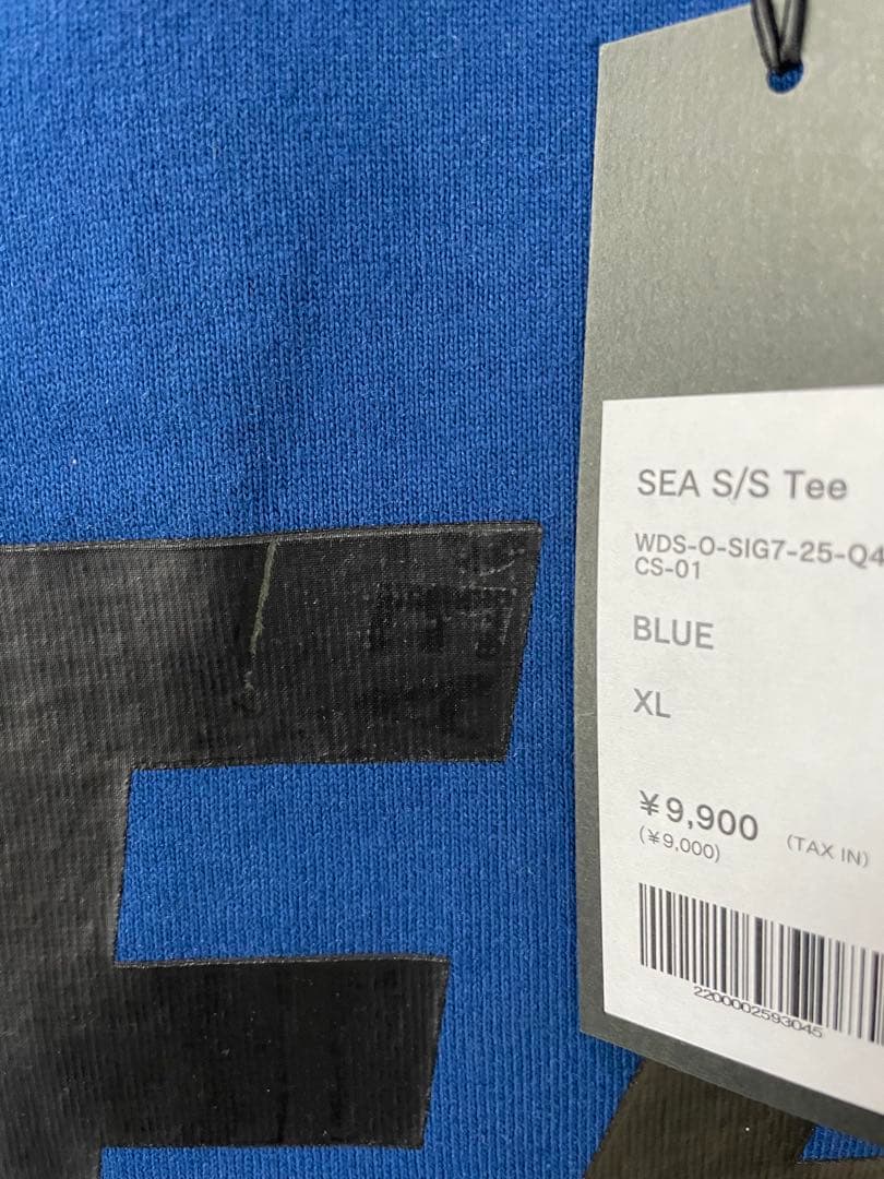 トップス WIND AND SEA TEE BLUE