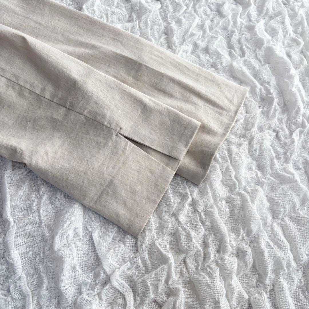 【美品】 スピックアンドスパン レーヨンリネンストレッチルーズジャケット