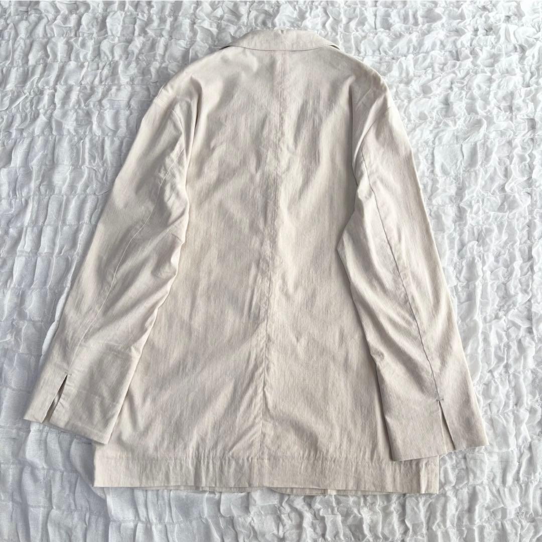 【美品】 スピックアンドスパン レーヨンリネンストレッチルーズジャケット