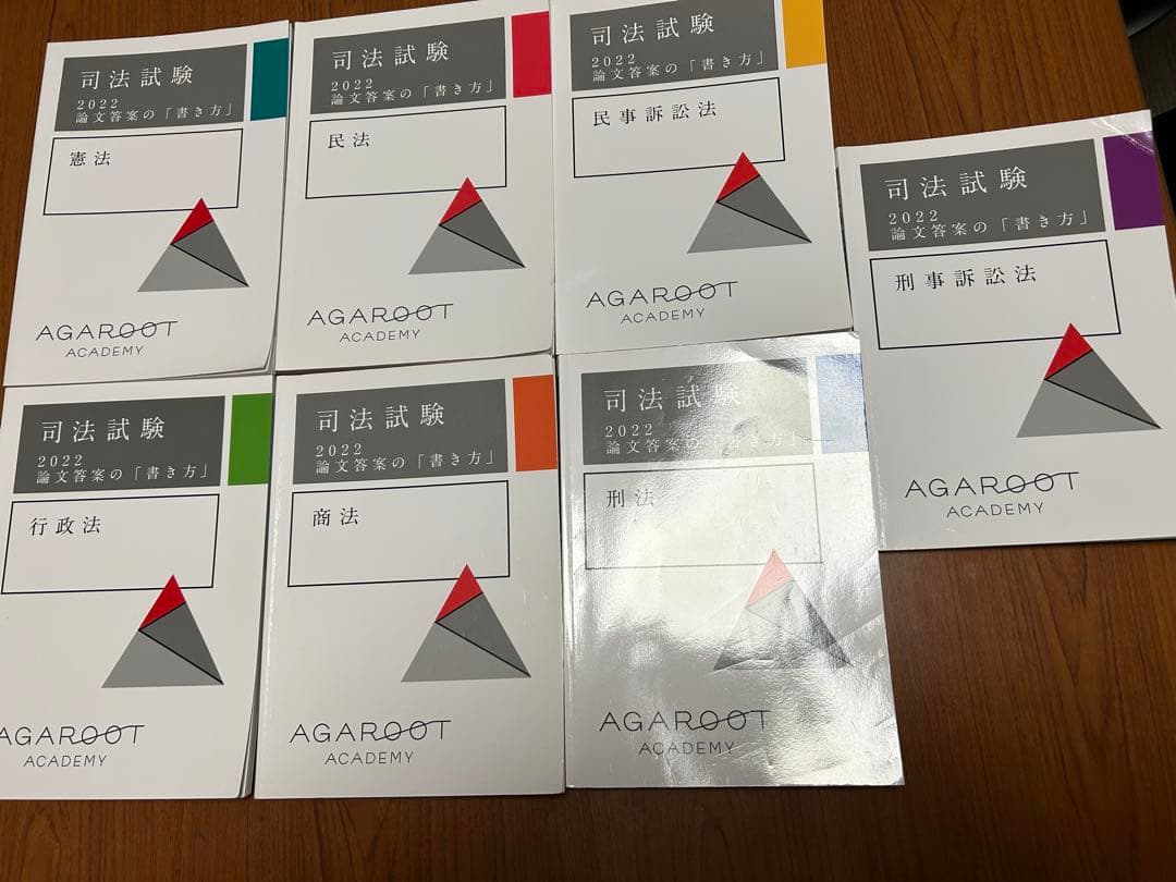 司法(予備)試験 アガルート2022年向け 論文書き方講座全科目　講義付属