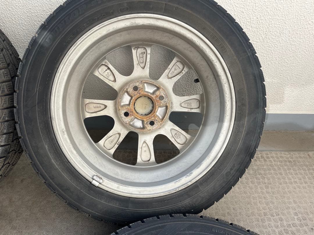 ダイハツタント375 14インチ 純正ホイール スタットレスタイヤ 4個セット