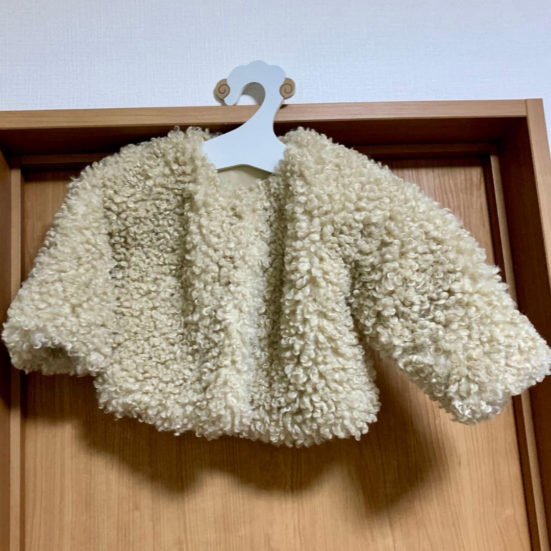 pamie CURL FUR COATシープ コート Sサイズ