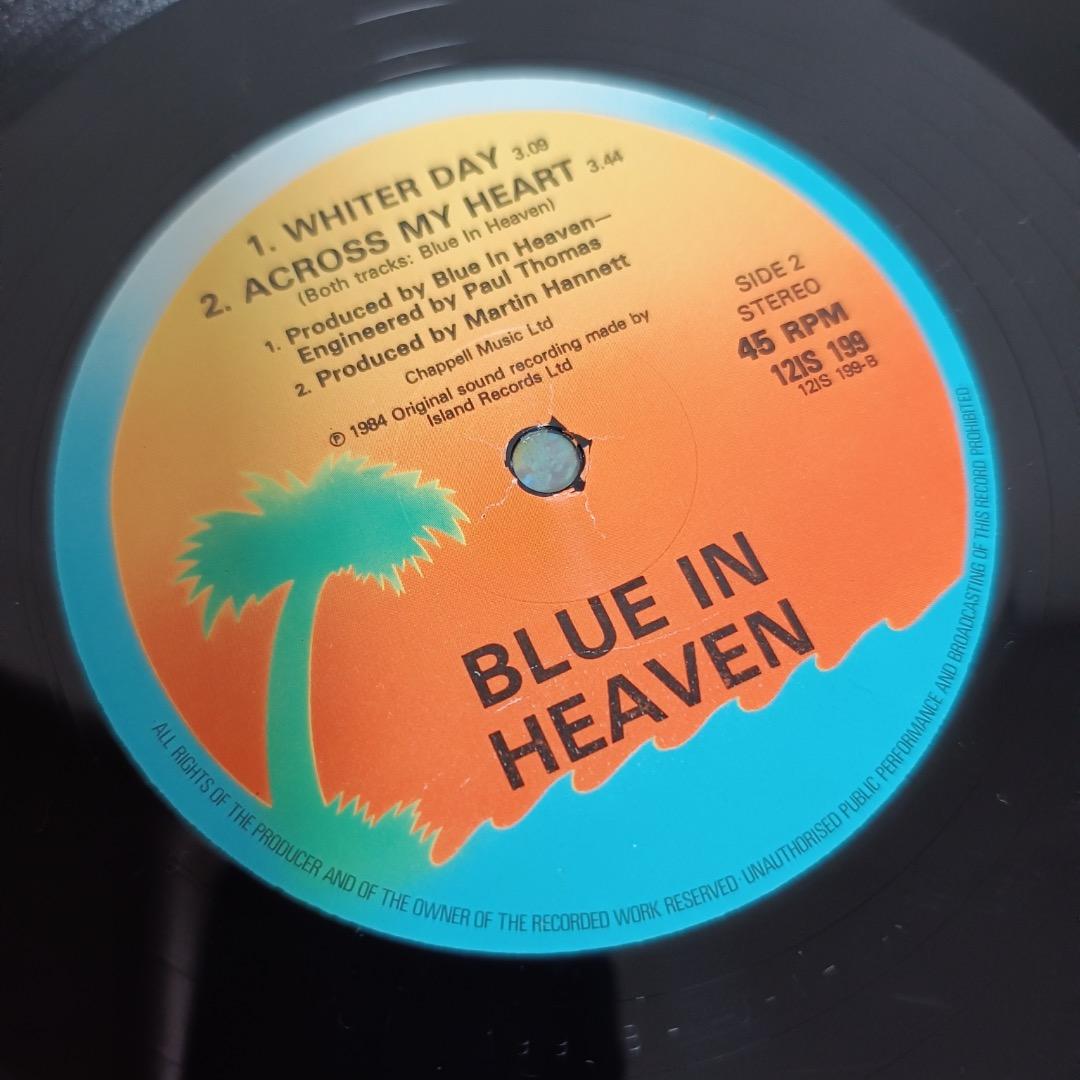 洋楽 Across My Heart (UK12\")/Blue In Heaven