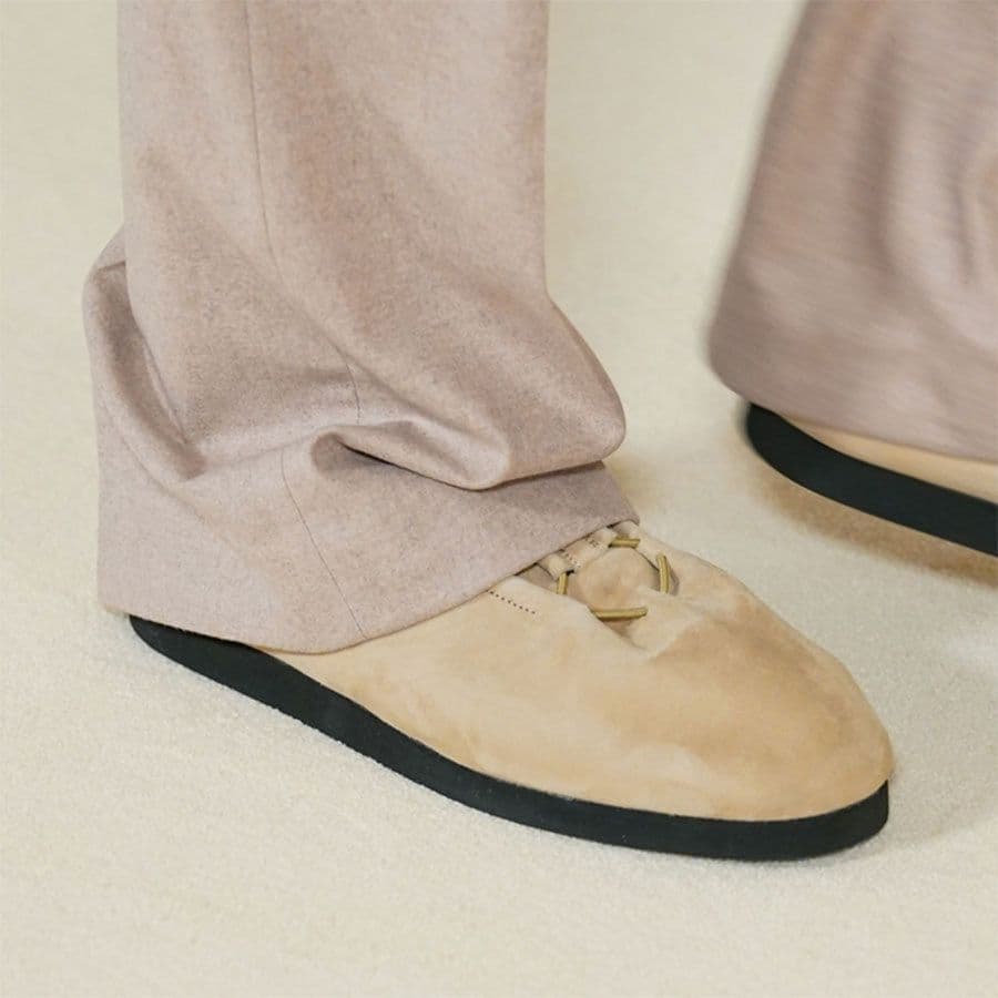 靴 AURALEE LAMB SUEDE CORD SHOES 28.0 US10