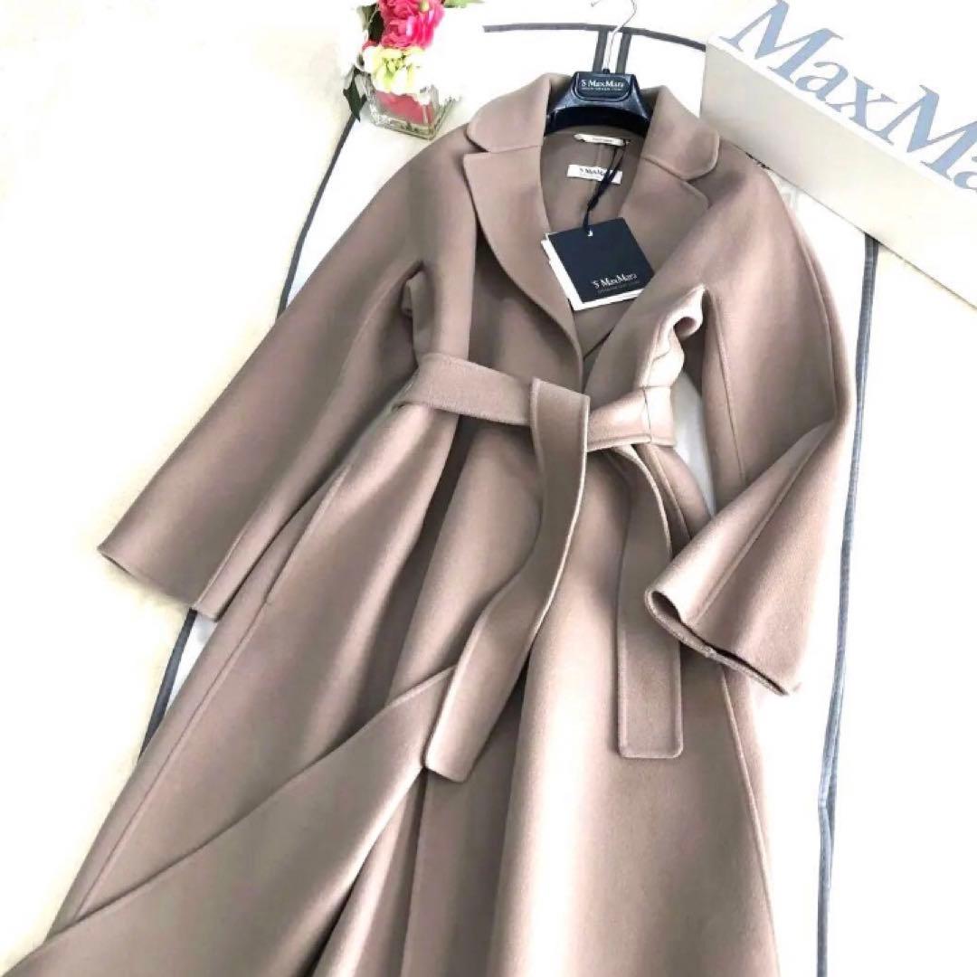 新品タグ付【'S MAX MARA】38希少モカ　ESTURIAクチートアマーノ