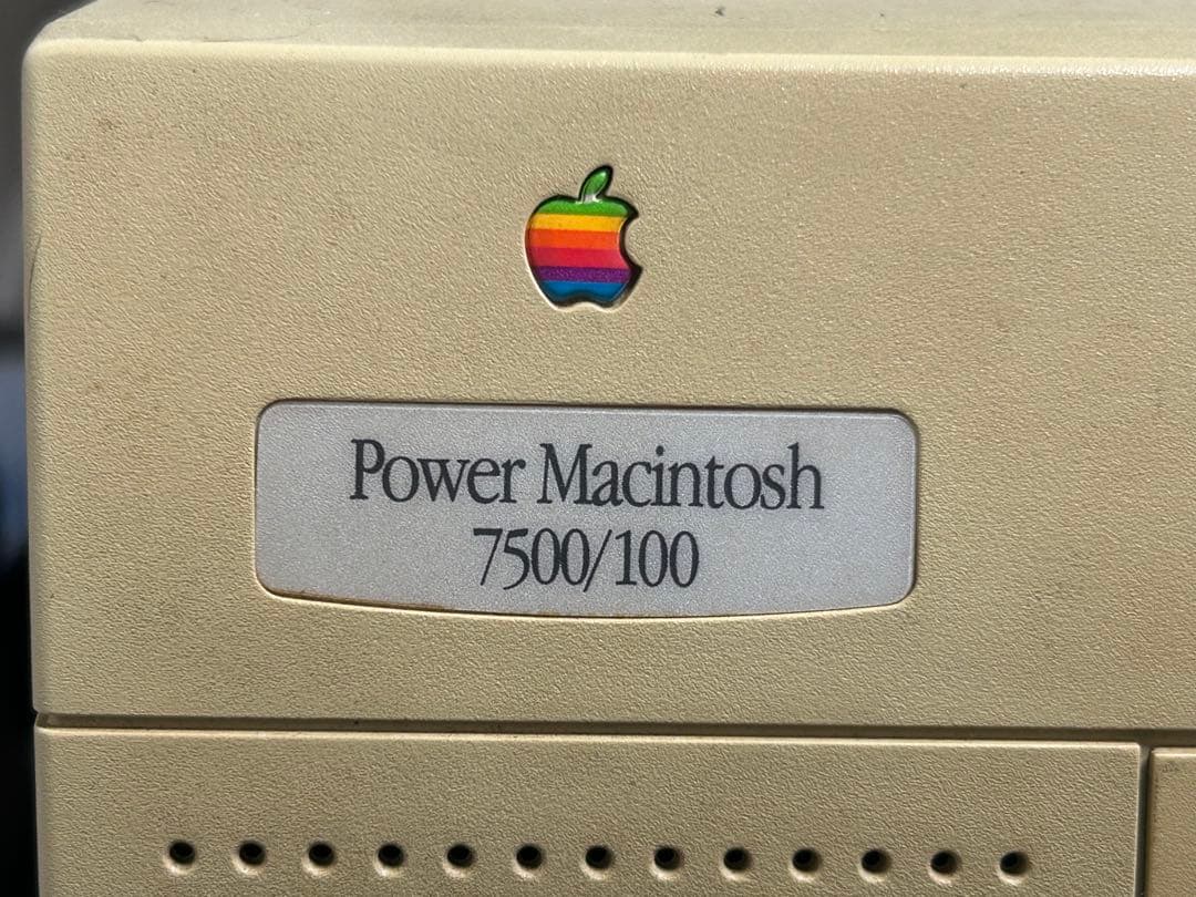 Power Macintosh 7500/100 G3 CPU交換済ジャンク品