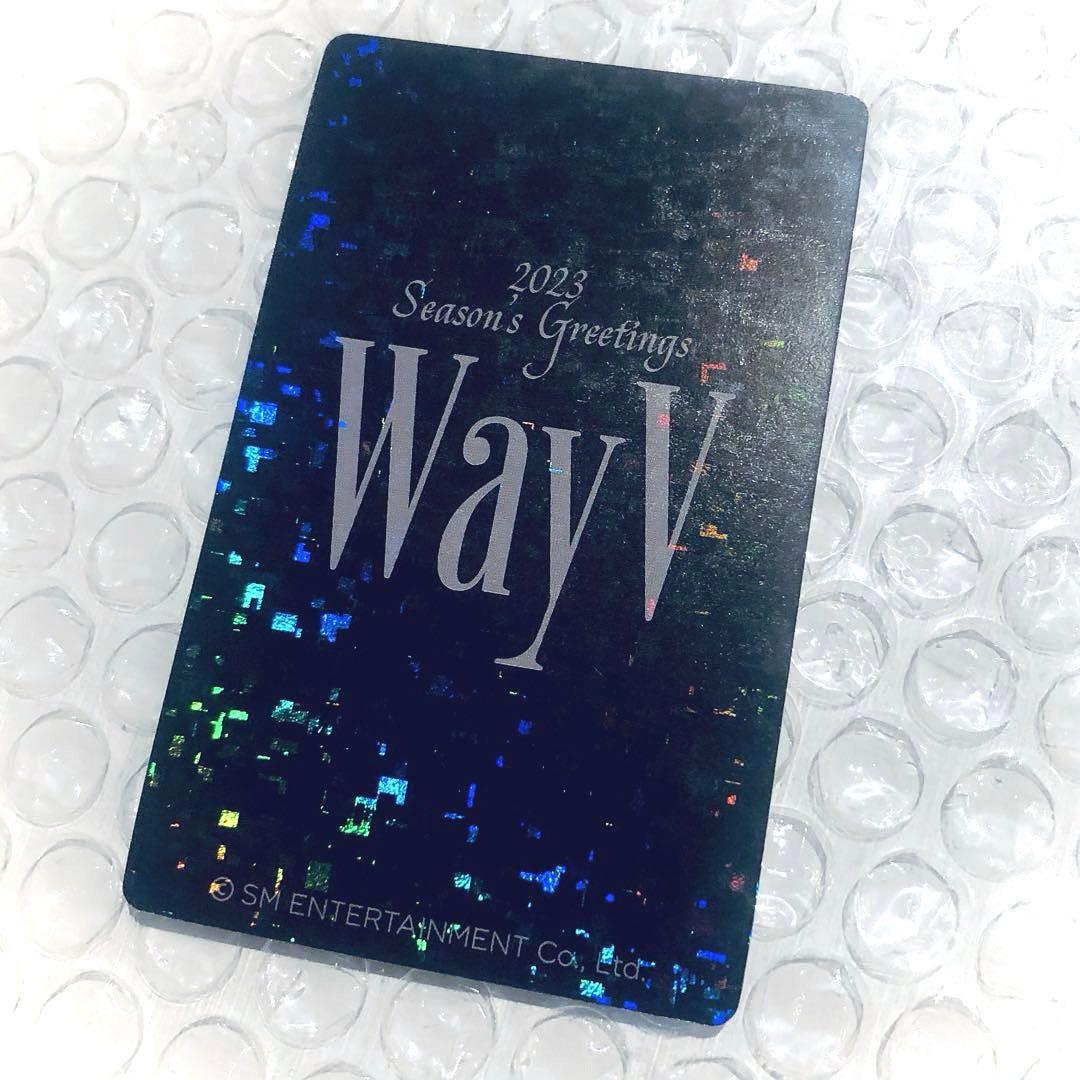 威神V WayV シーグリ クン ホログラム トレカ フォトカード 钱锟 小卡