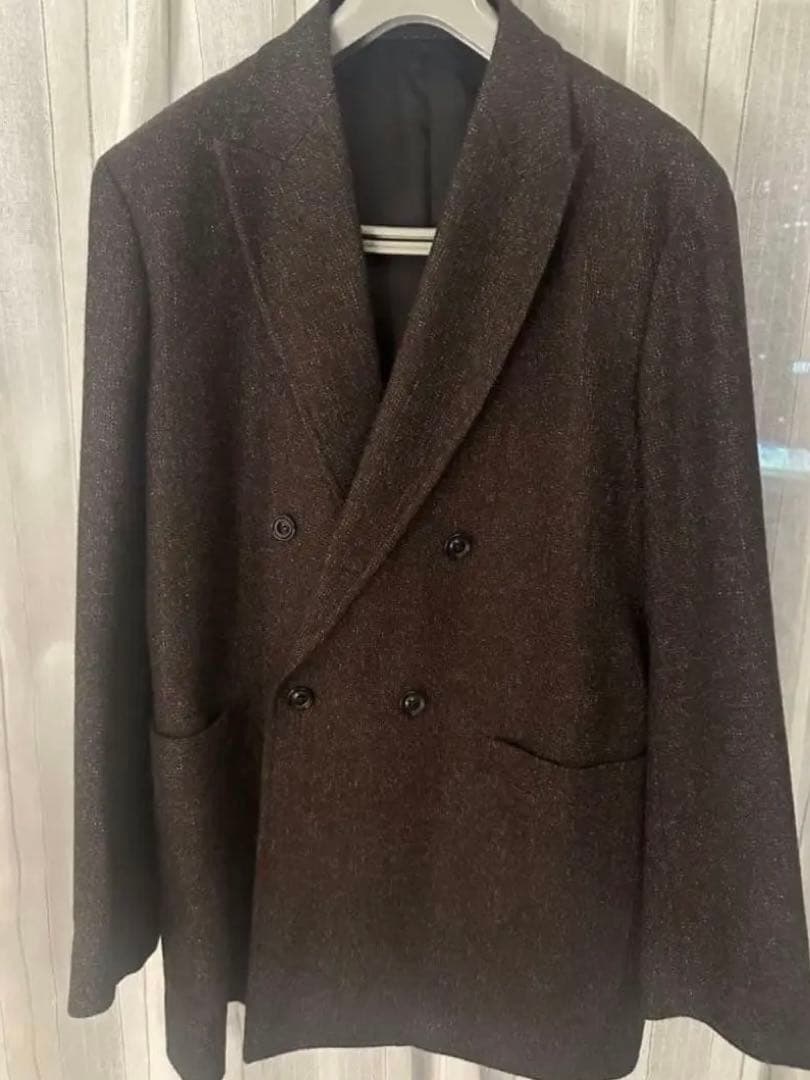 ジャケット・アウター ULTERIOR MELANGE CHAIN TWILL DB JKT