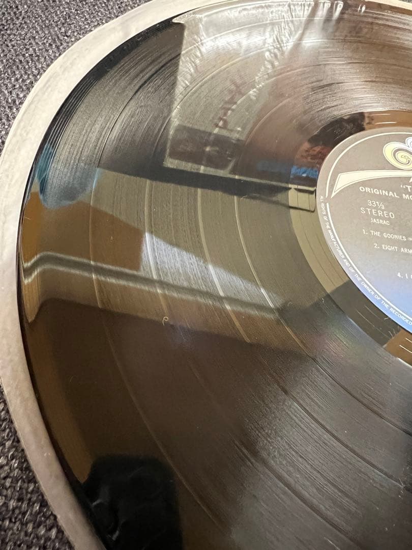 1985年 グーニーズ 帯付きサントラLP レコード美盤 28·3P-629