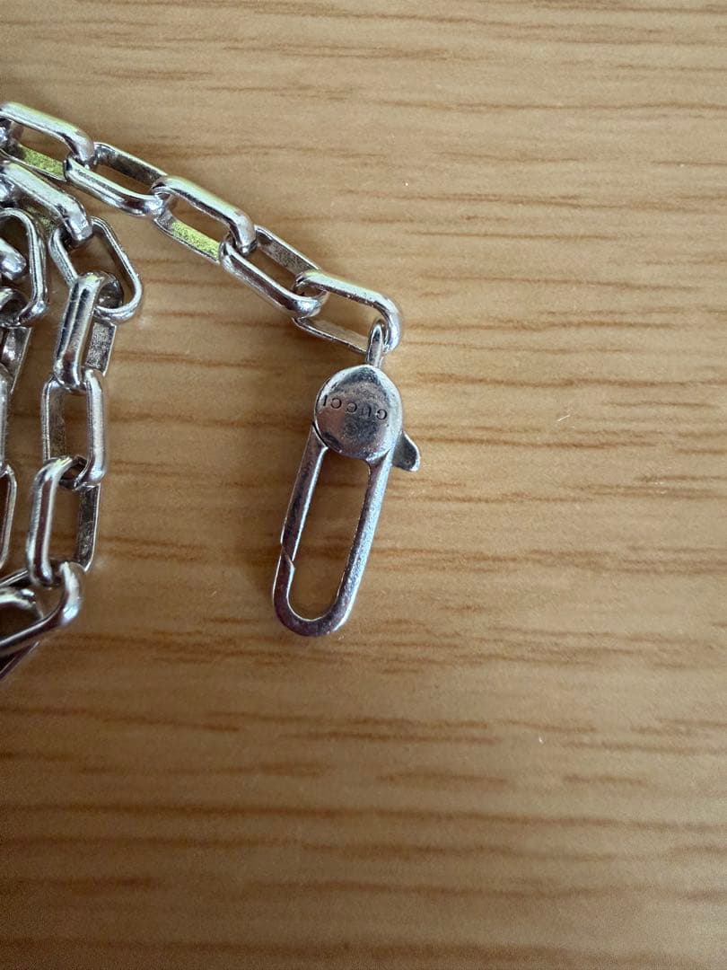 が*お様 GUCCIシルバー925 チェーンネックレス