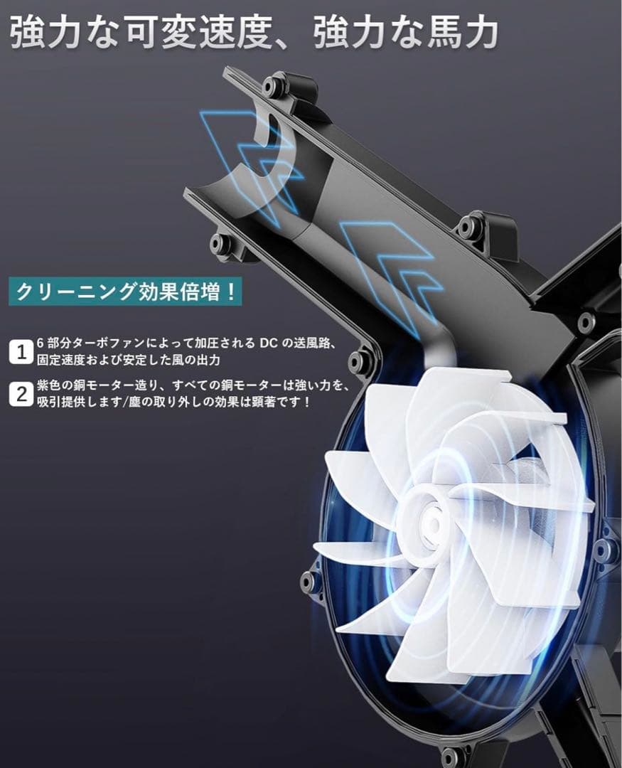 ブロワー 充電式 ブロワー 【Fineow 強力ブロワー 小型】 充電式ブロワー