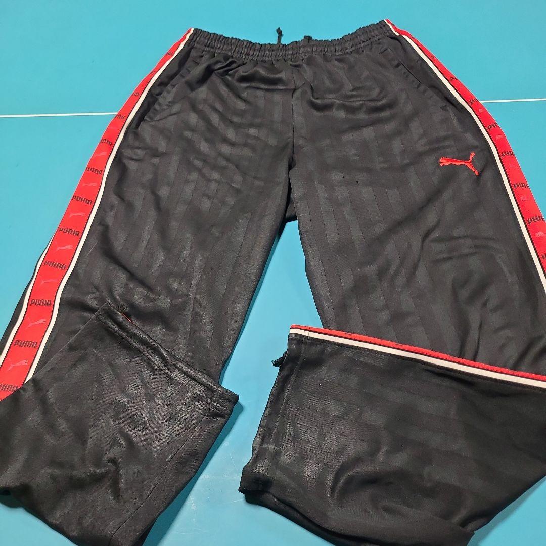 PUMA ジャージ上下セット ブラック/レッド
