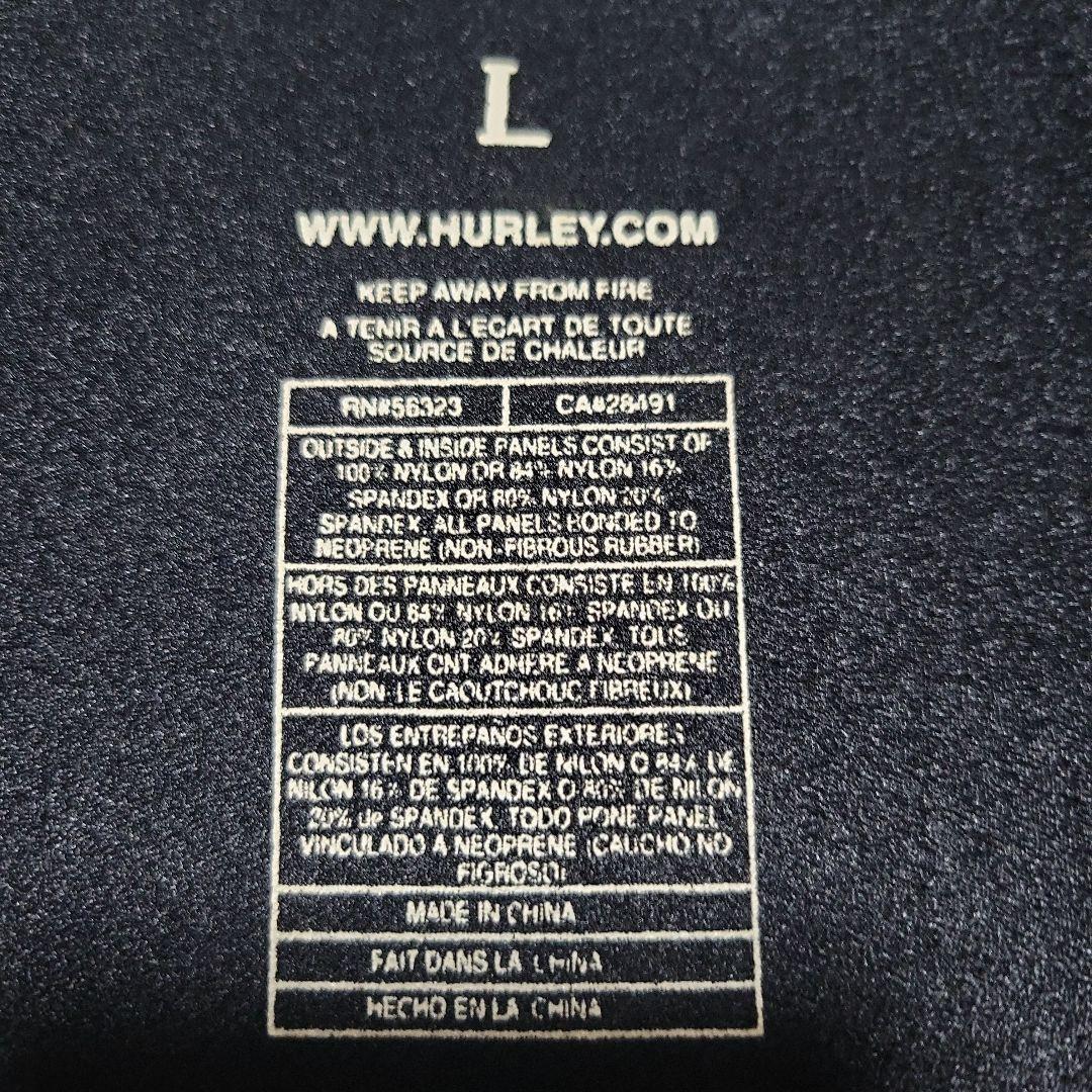 Hurley タッパー Lサイズ ブラック