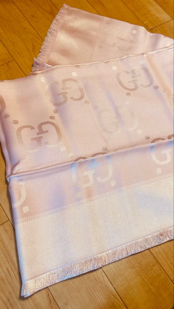即購入⭕️美品GUCCI GGジャガード シルクウールショール 試着のみ