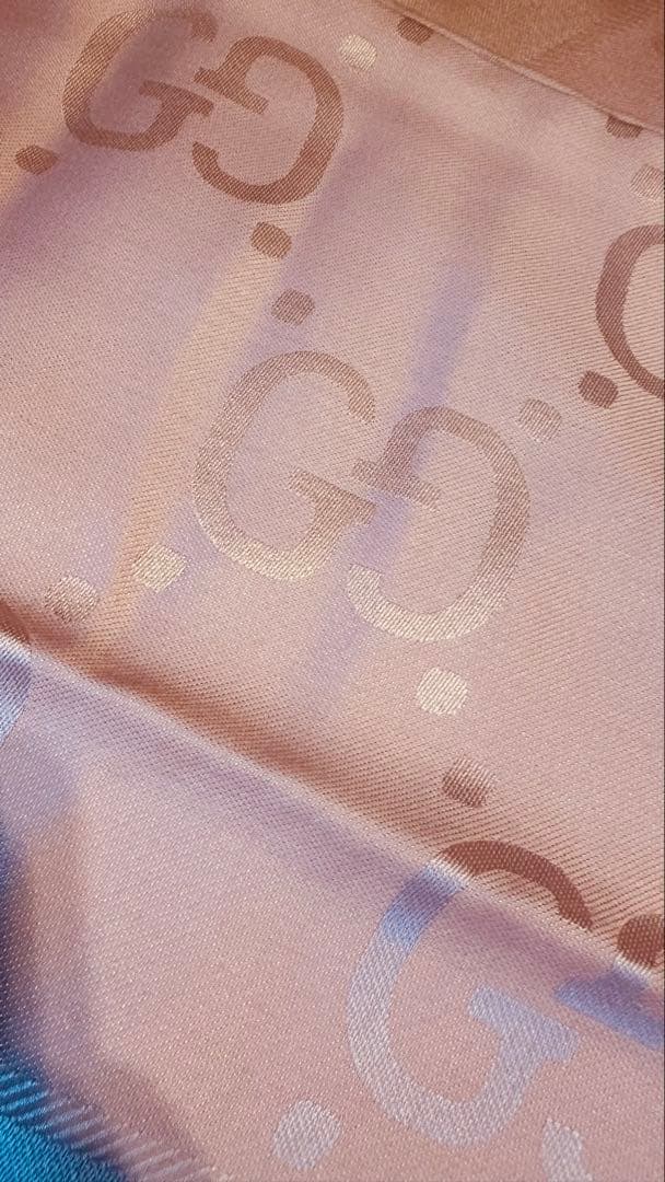 即購入⭕️美品GUCCI GGジャガード シルクウールショール 試着のみ