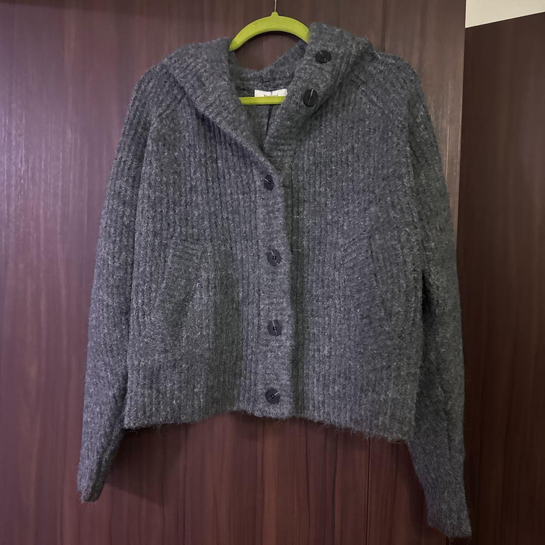 トップス knuth marf hooded cardigan knit