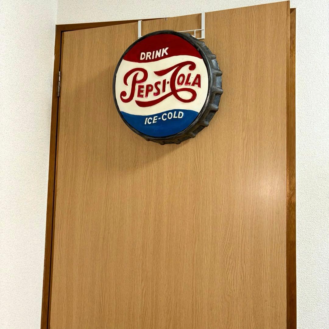 ヴィンテージ ペプシ 立体ボトルキャップ看板 壁掛け アメリカン雑貨
