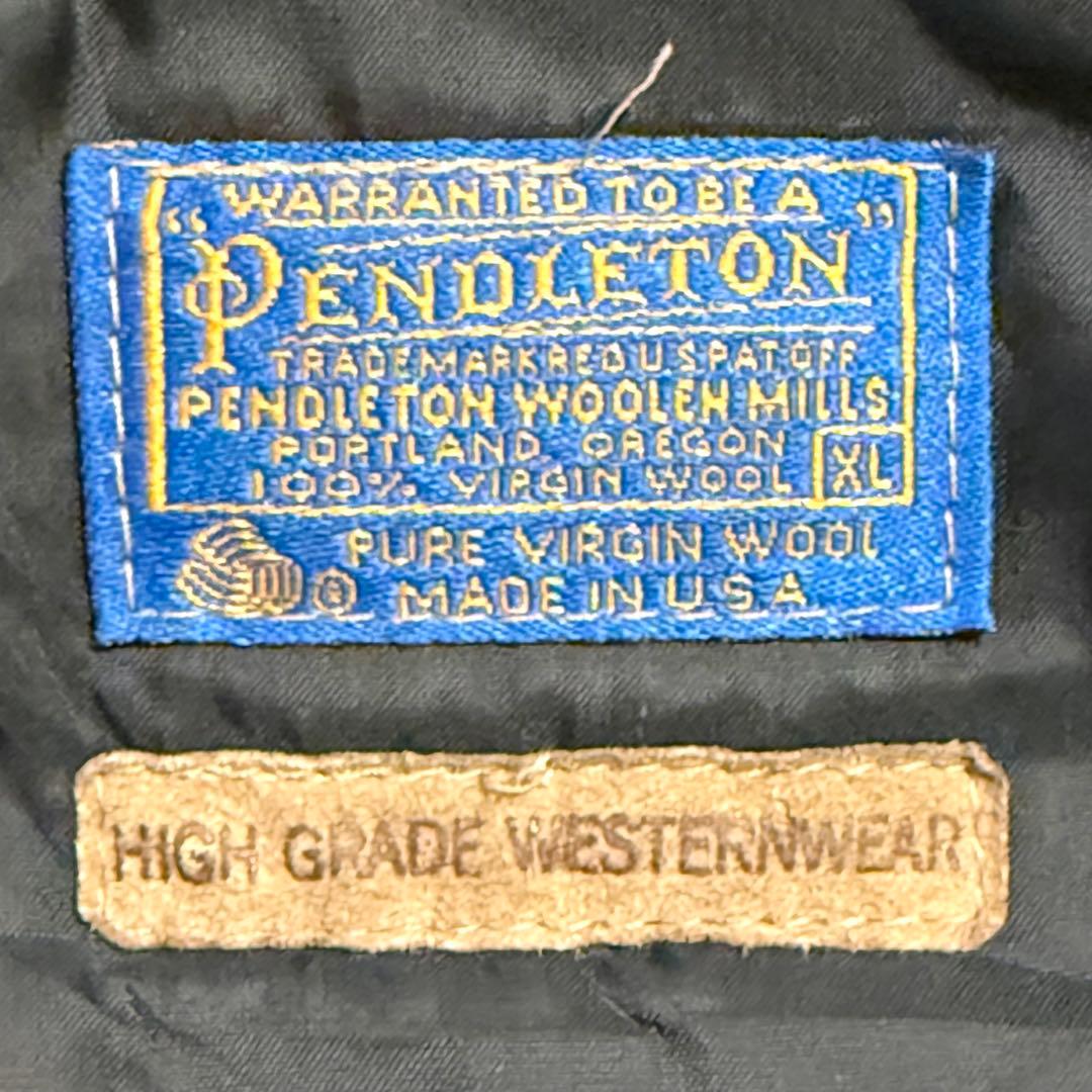 3*母様 70s PENDLETON チマヨ柄 民族柄 ブルゾン USA製