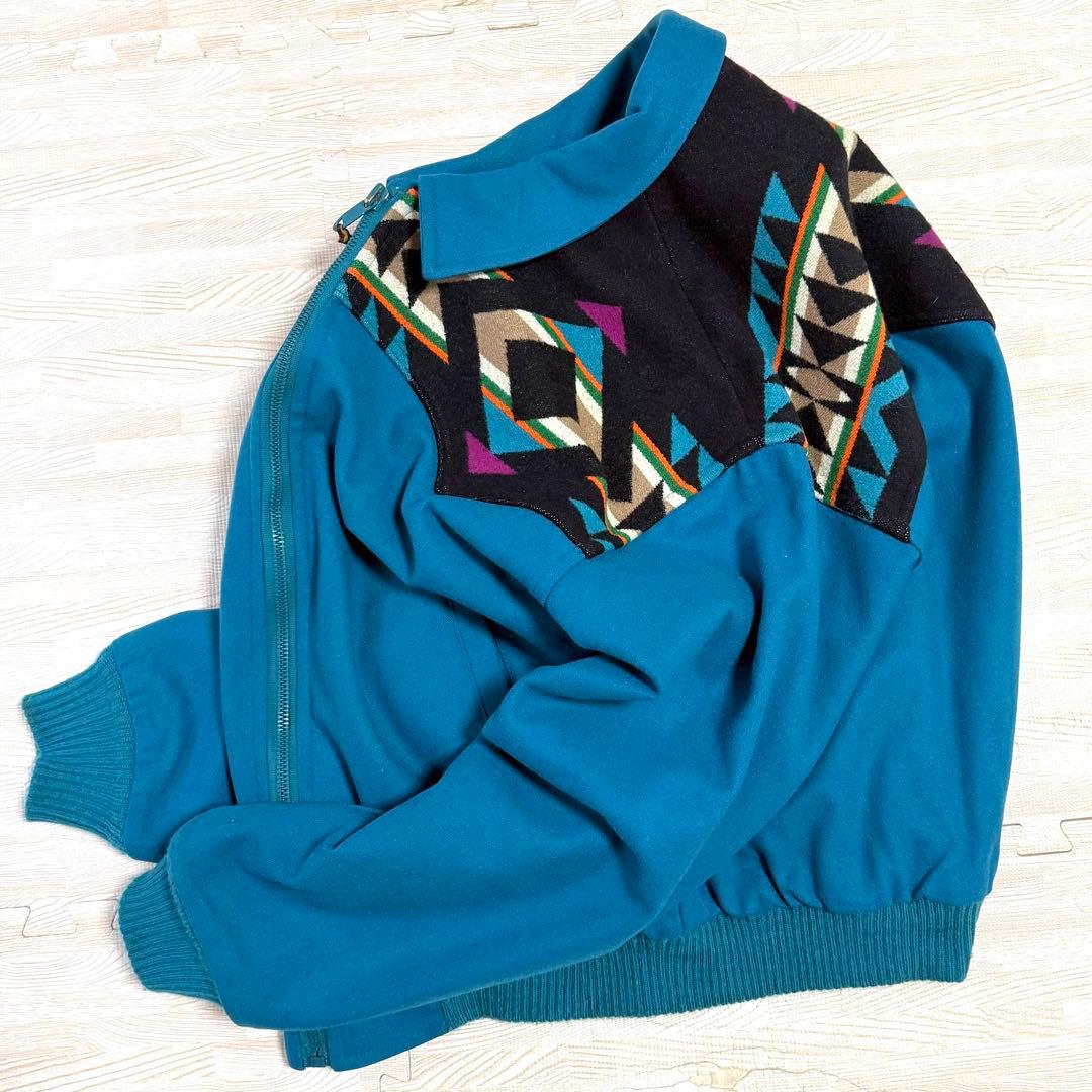 3*母様 70s PENDLETON チマヨ柄 民族柄 ブルゾン USA製